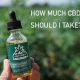 Quel pourcentage huile CBD prendre ?